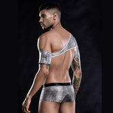 Sexy Snakeskin Gay Club Wear Outfit
